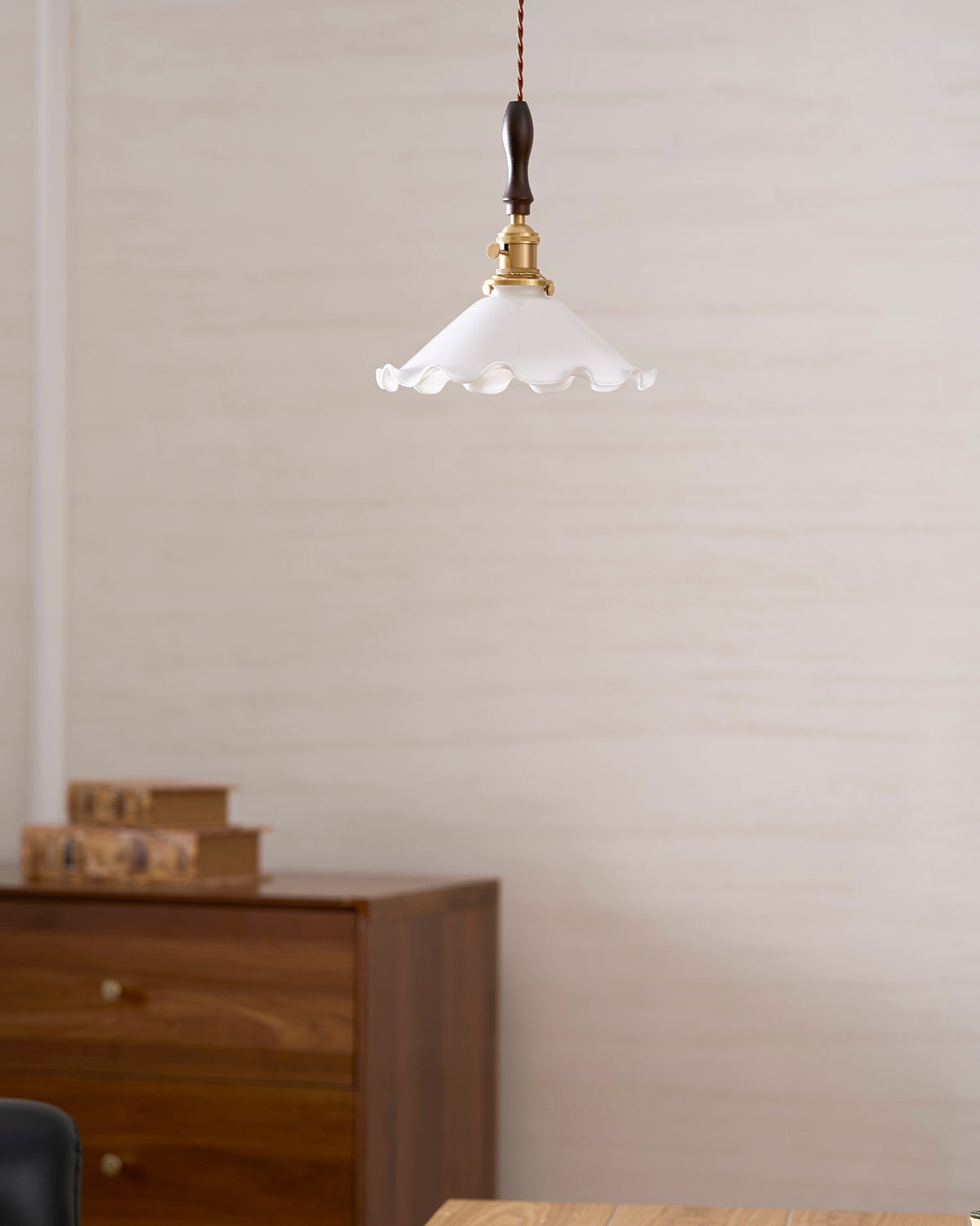 Maribelle Flower Petals Swag Pendant Lamp
