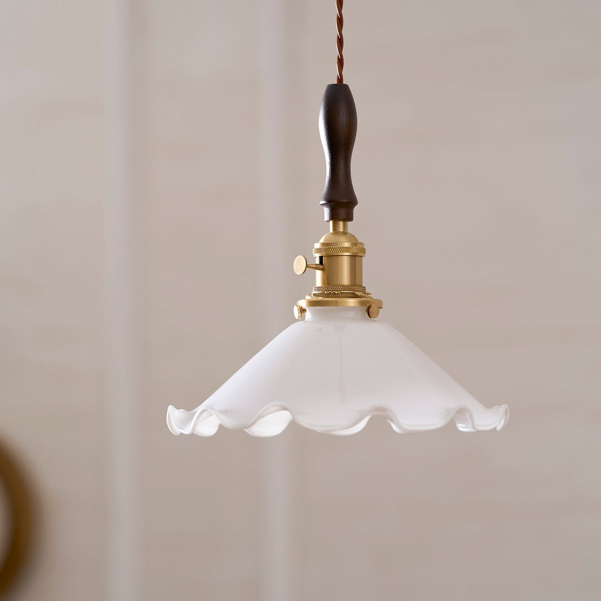 Maribelle Flower Petals Swag Pendant Lamp