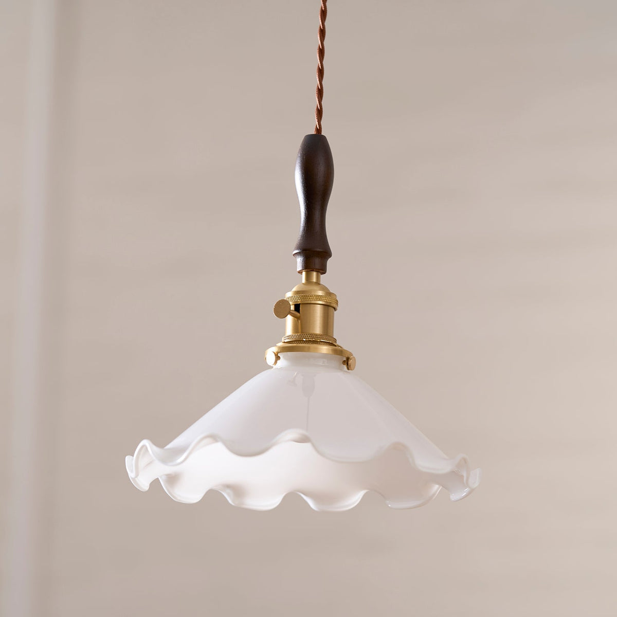 Maribelle Flower Petals Swag Pendant Lamp
