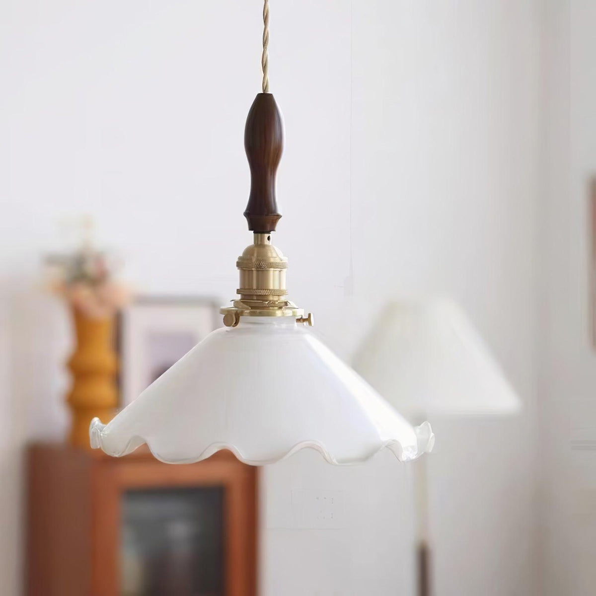 Maribelle Flower Petals Swag Pendant Lamp
