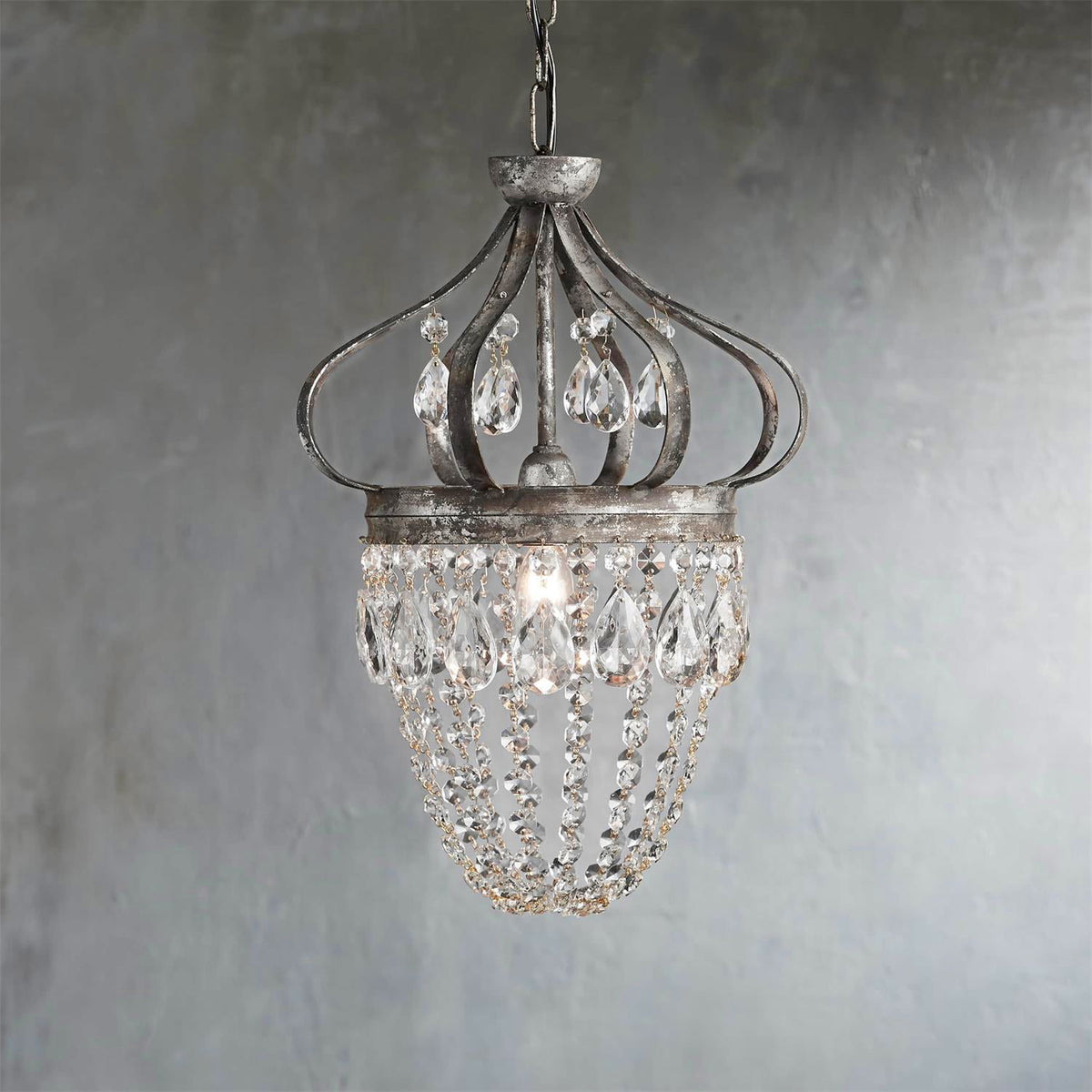 Abella Tear Drop Crystal Chandelier-Relic Pieces