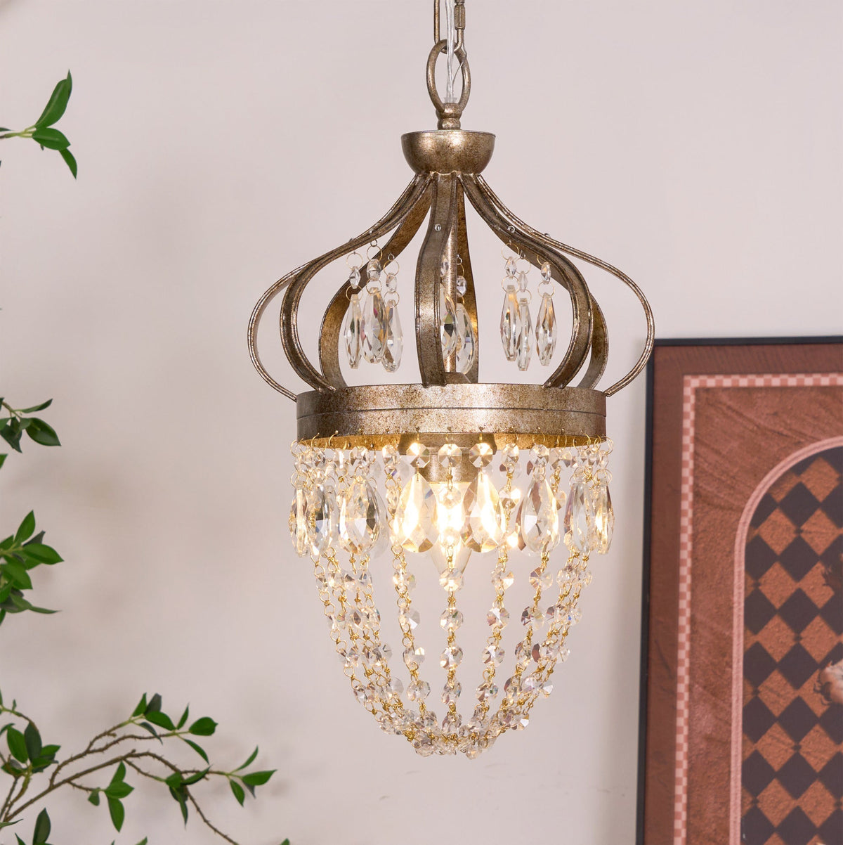 Abella Tear Drop Crystal Chandelier-Relic Pieces