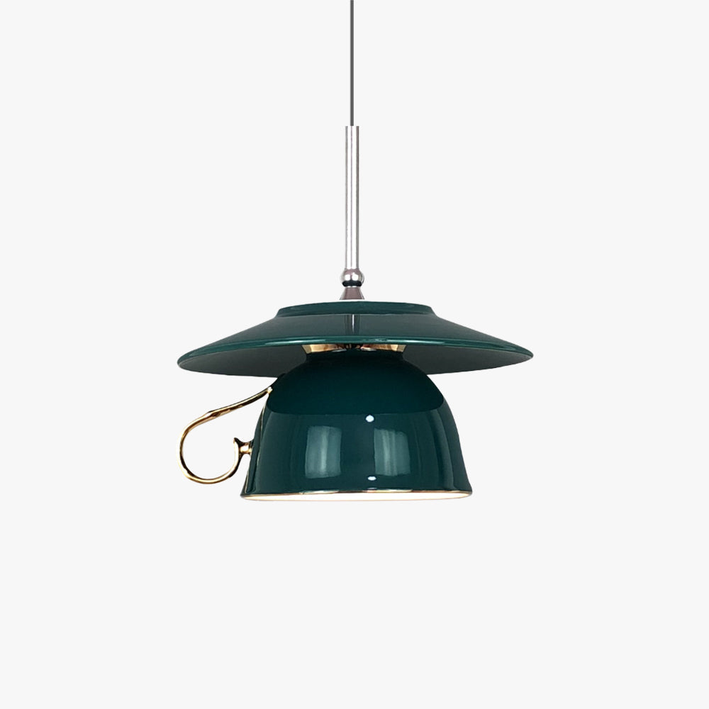 Fimonose Luxurious Cup Ceramic Pendant Light Bedroom