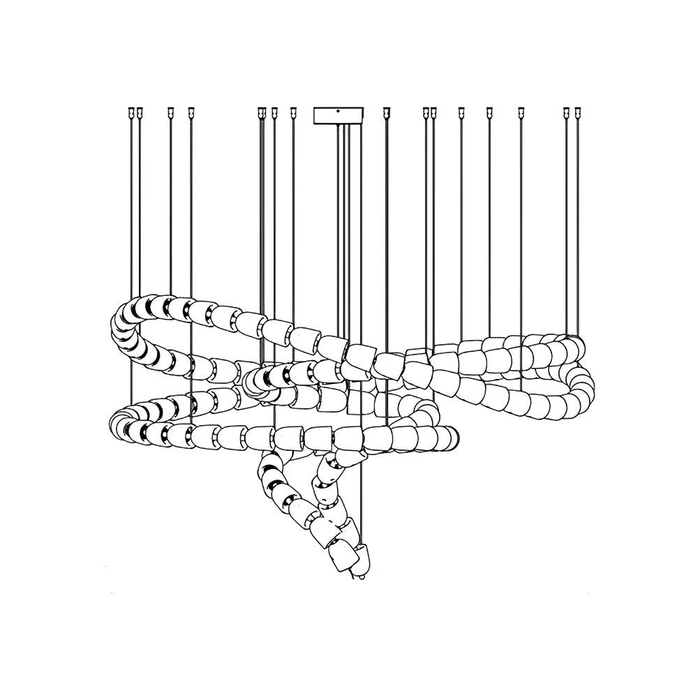Nexus Gold  Crystal Chandelier - 元字段测试