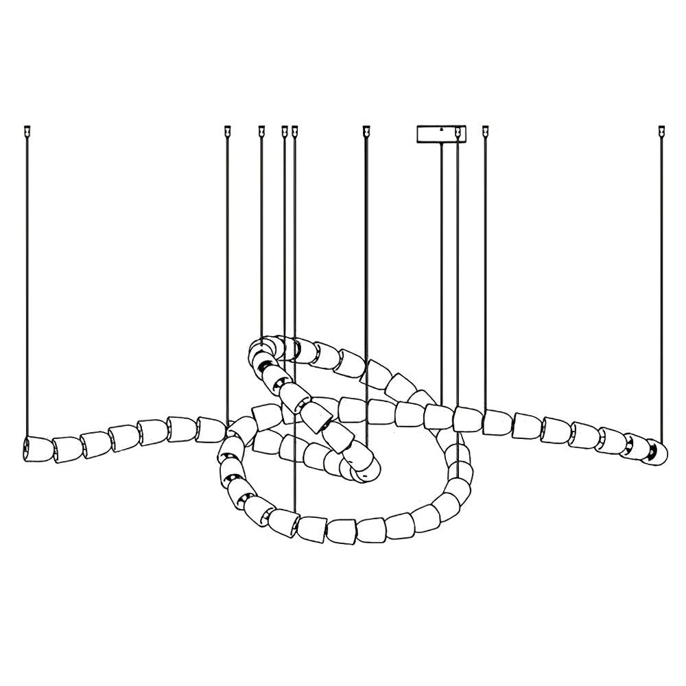 Nexus Gold  Crystal Chandelier - 元字段测试