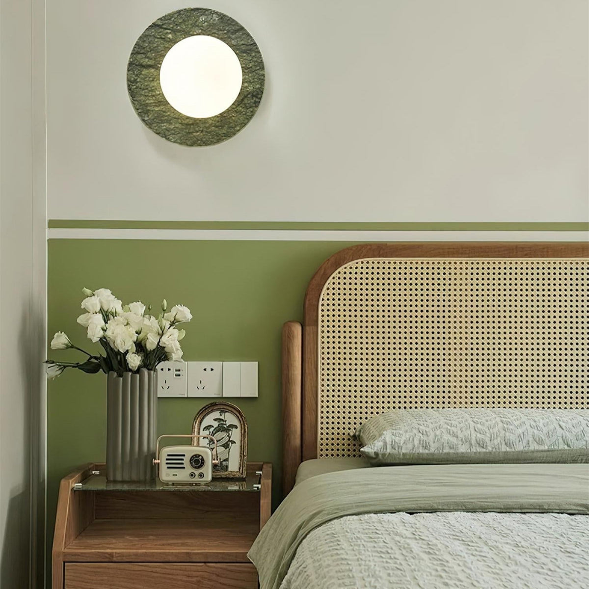 Teredad Minimalist Globe Marble Wall Lamp