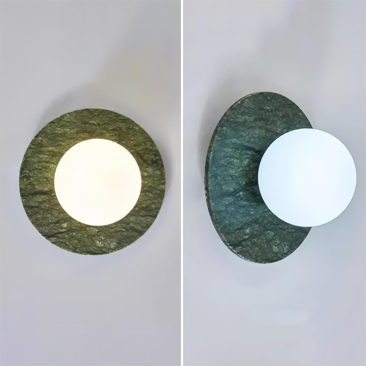 Teredad Minimalist Globe Marble Wall Lamp