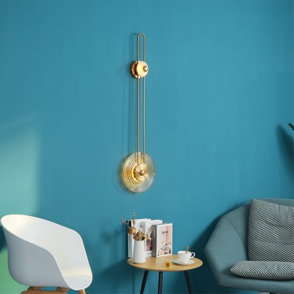 Eiroraria Wall Lamp Sculptural Geometry Alabaster