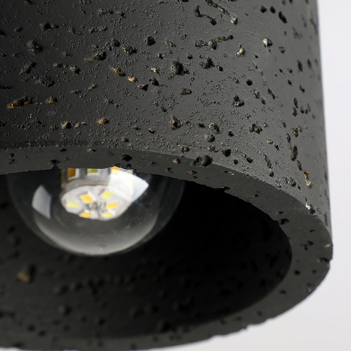 Rilon Sqaure&Round Ceiling Light  Black& Yellow Travertine