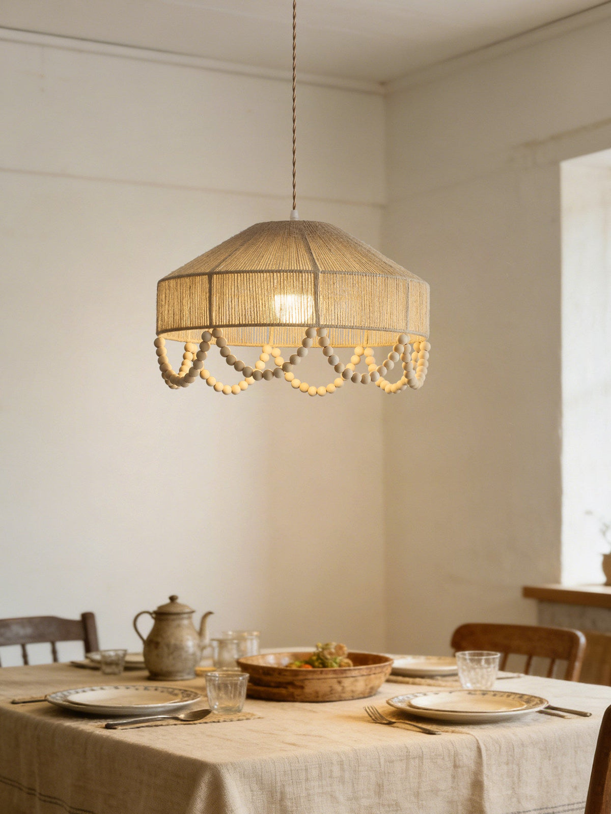 Southvale Hemp Rope Pendant Lamp