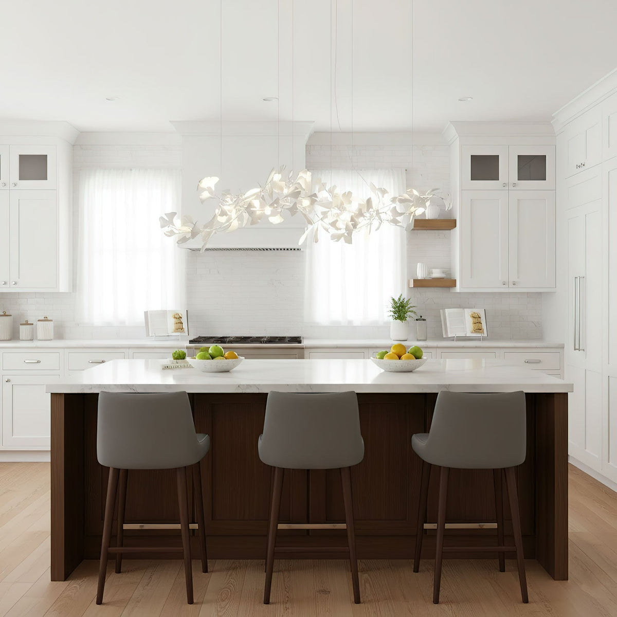 Thalorienne Gingko Chandelier