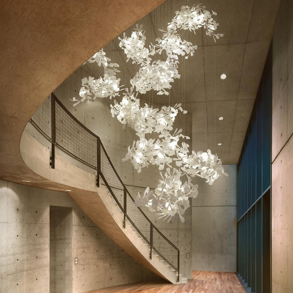 Eurzoris Gingko Leaf Chandelier