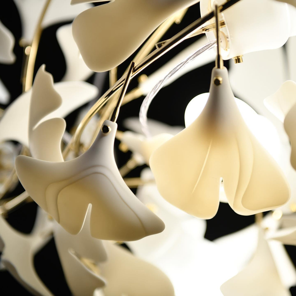 Gingko Chandelier A Style Leaf Branch Shape Modern Dining Room
