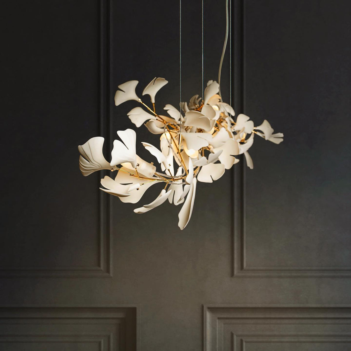 Gingko Chandelier A Style Leaf Branch Shape Modern Dining Room