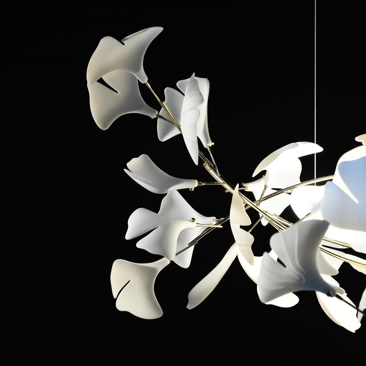Gingko Chandelier A Style Leaf Branch Shape Modern Dining Room
