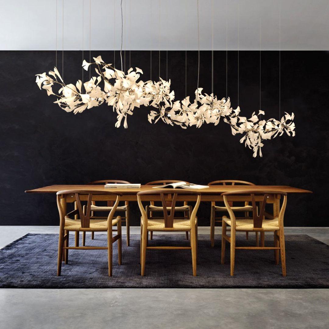 Thalorienne Gingko Chandelier