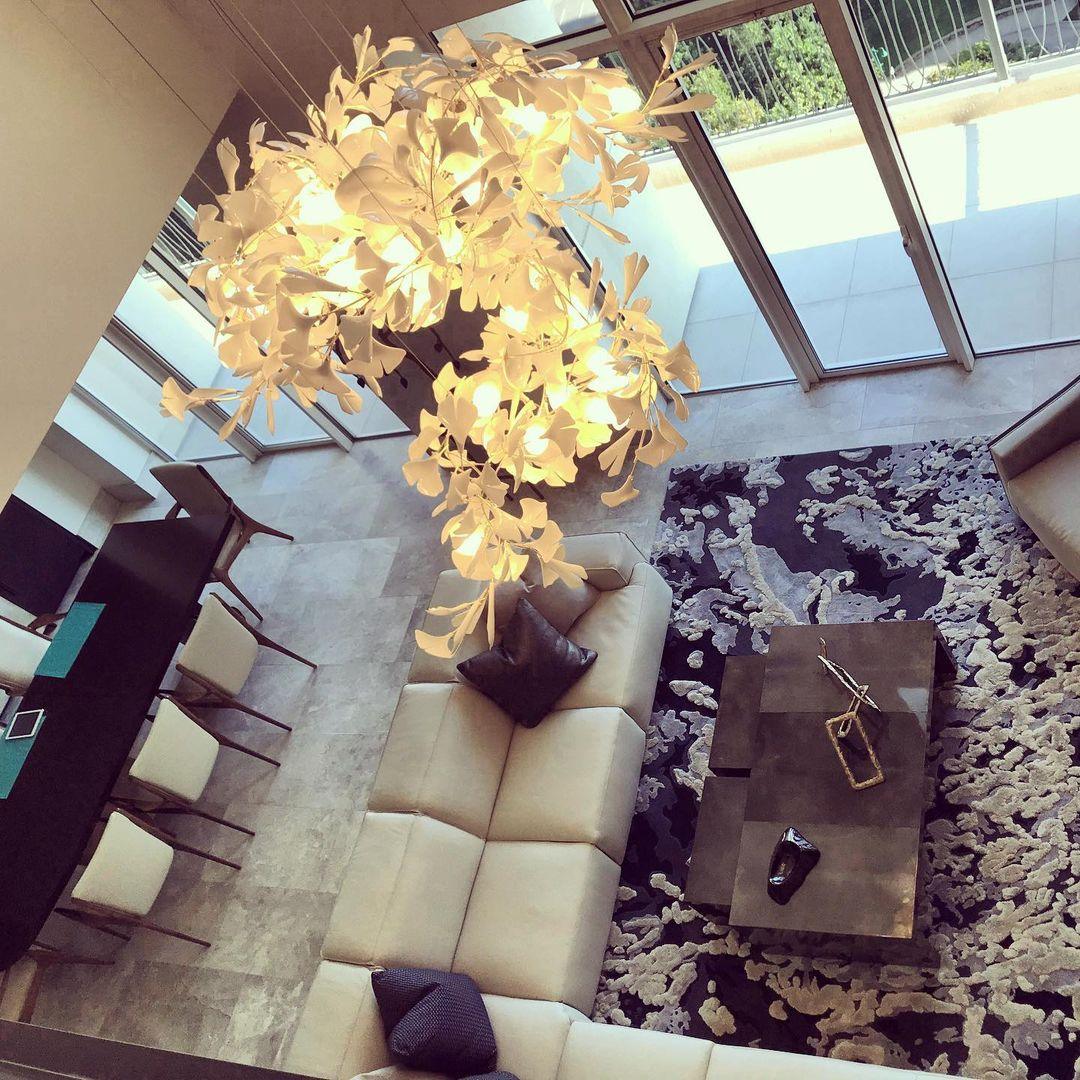 Thalorienne Gingko Chandelier