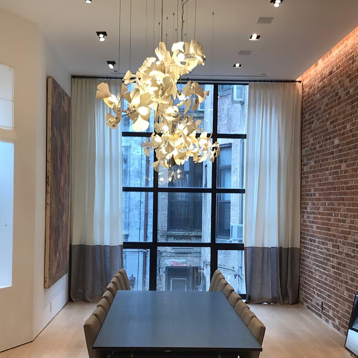 Thalorienne Gingko Chandelier