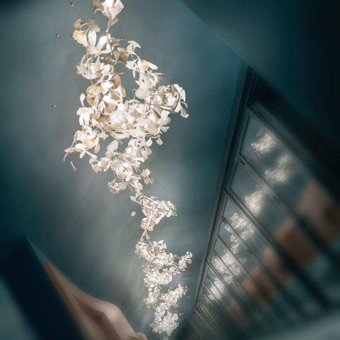 Thalorienne Gingko Chandelier