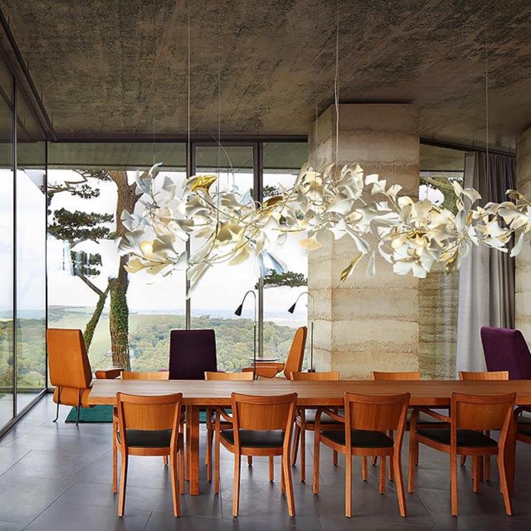 Thalorienne Gingko Chandelier