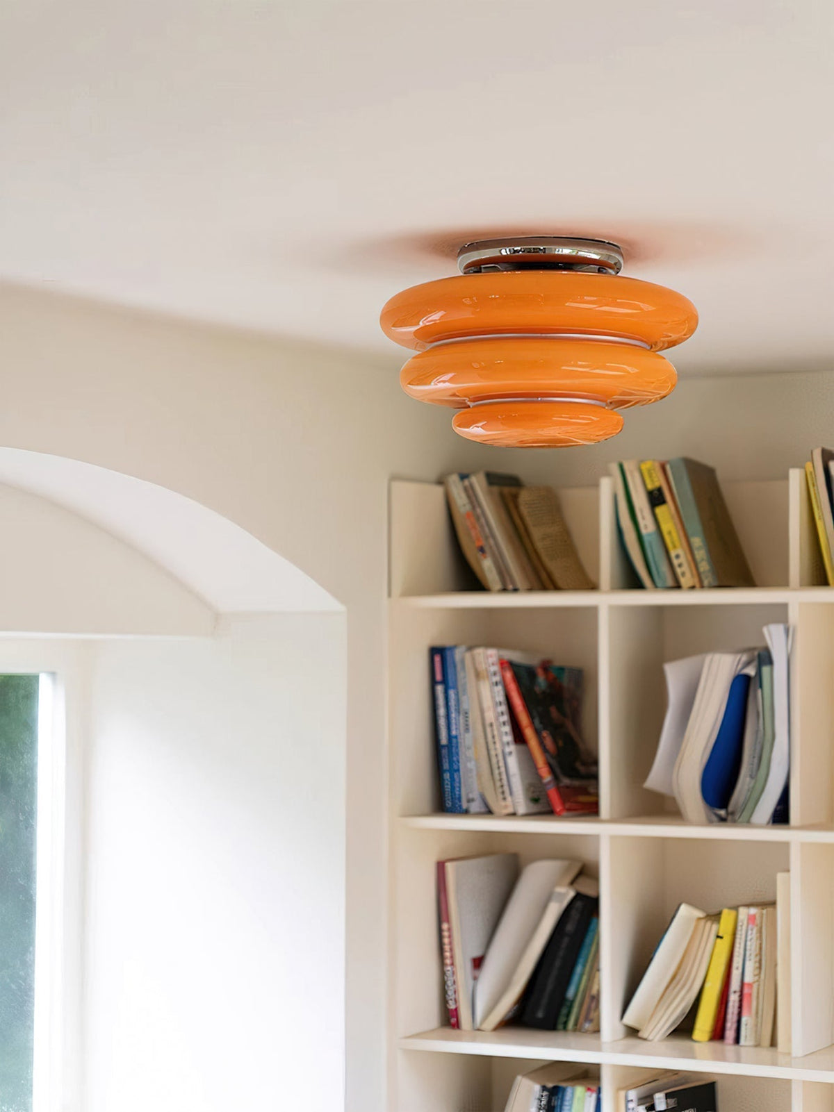 Miroel Orange Ceiling Light