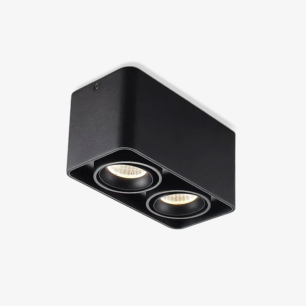 Devely Spotlight Surface Mount Twin LED Angular Minimalist