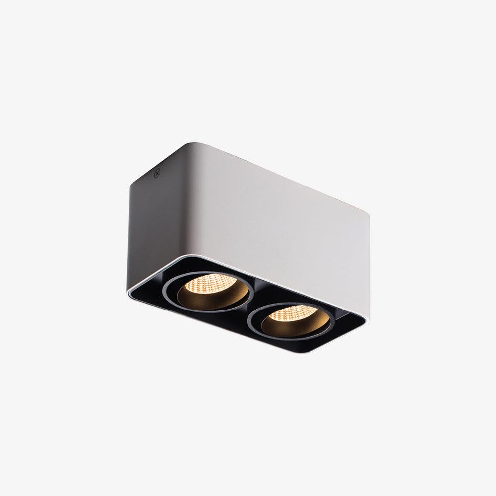Devely Spotlight Surface Mount Twin LED Angular Minimalist