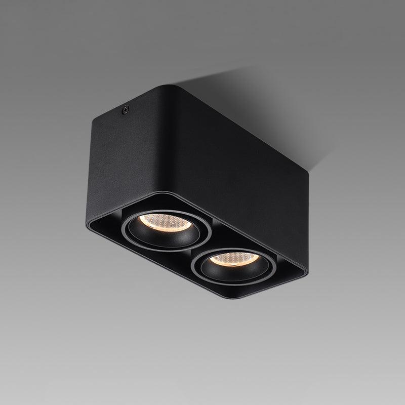 Devely Spotlight Surface Mount Twin LED Angular Minimalist
