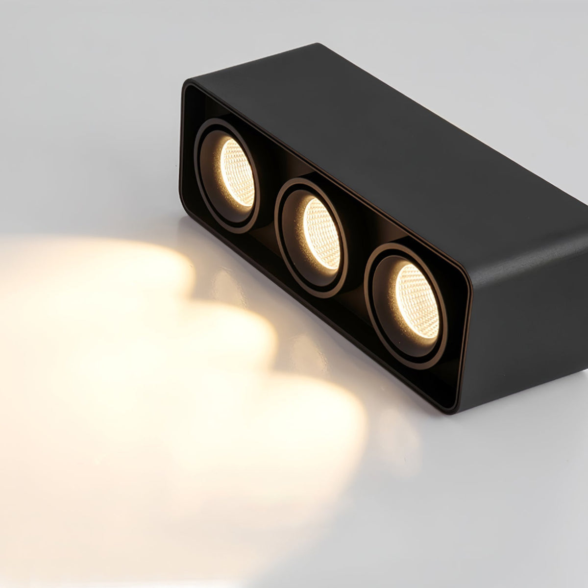 Devely Spotlight Surface Mount Twin LED Angular Minimalist