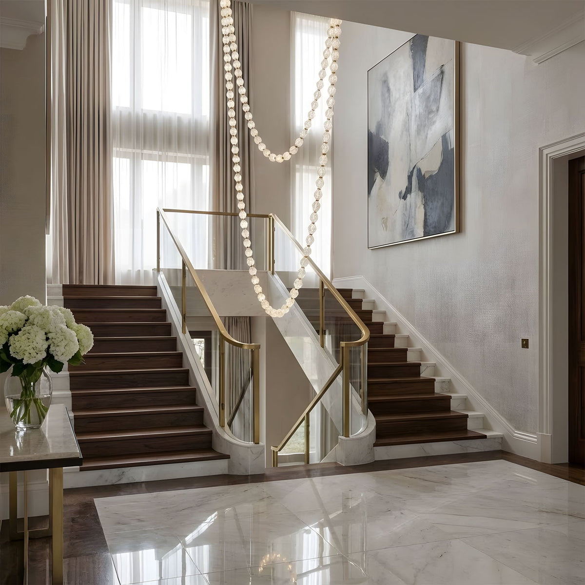 Rivière Crystal Garland Chandelier