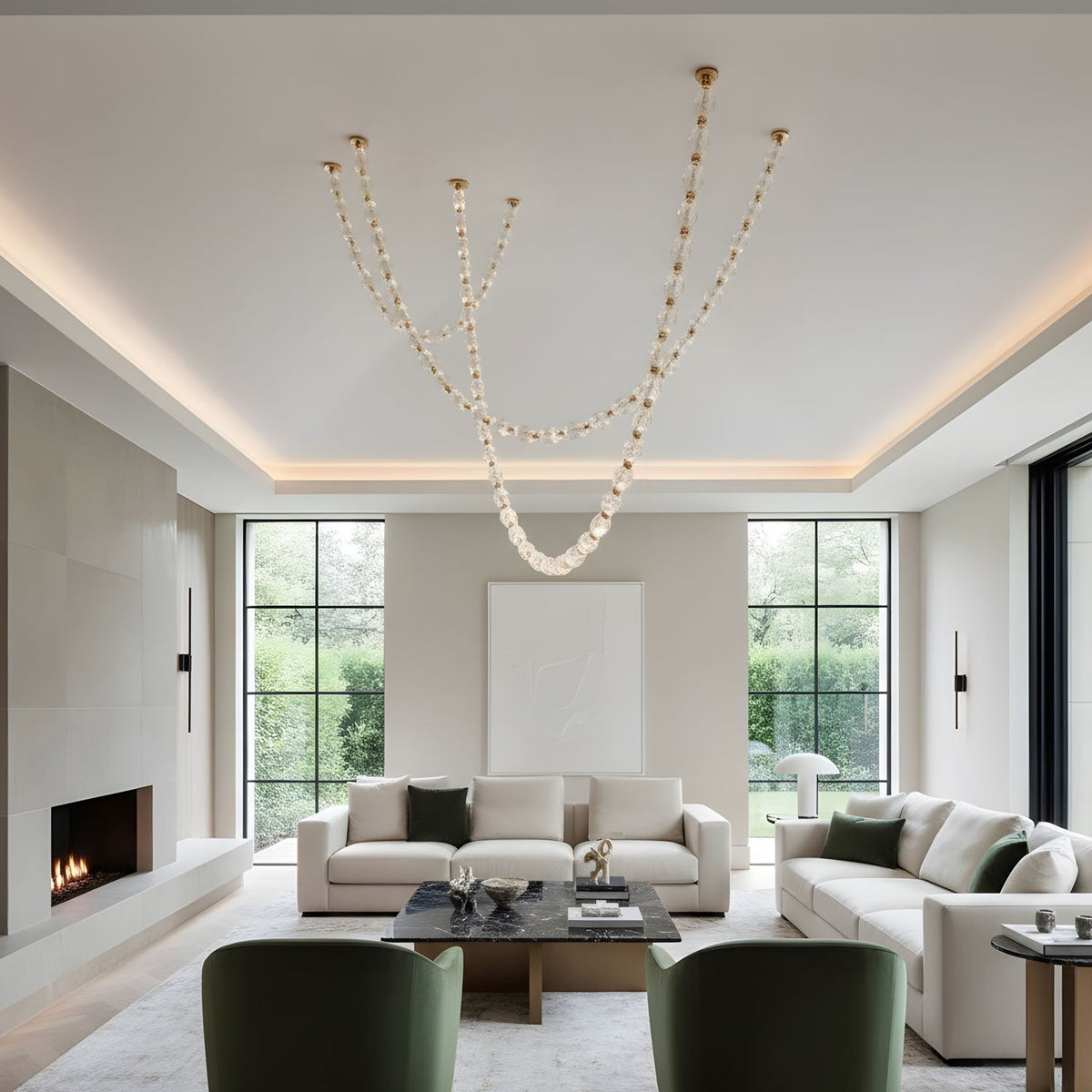 Rivière Crystal Garland Chandelier