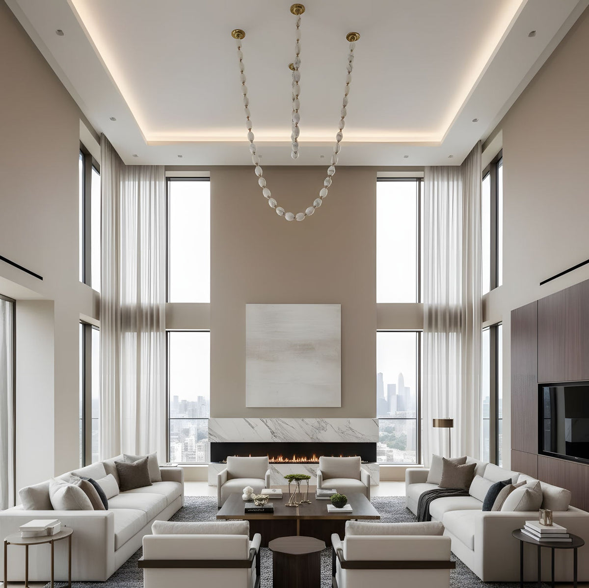 Rivière Crystal Garland Chandelier