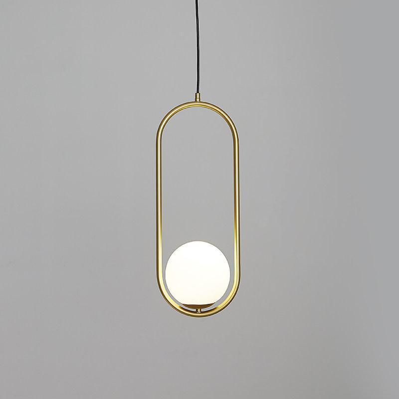 Sorveth Contemporary Brass Pendant Light