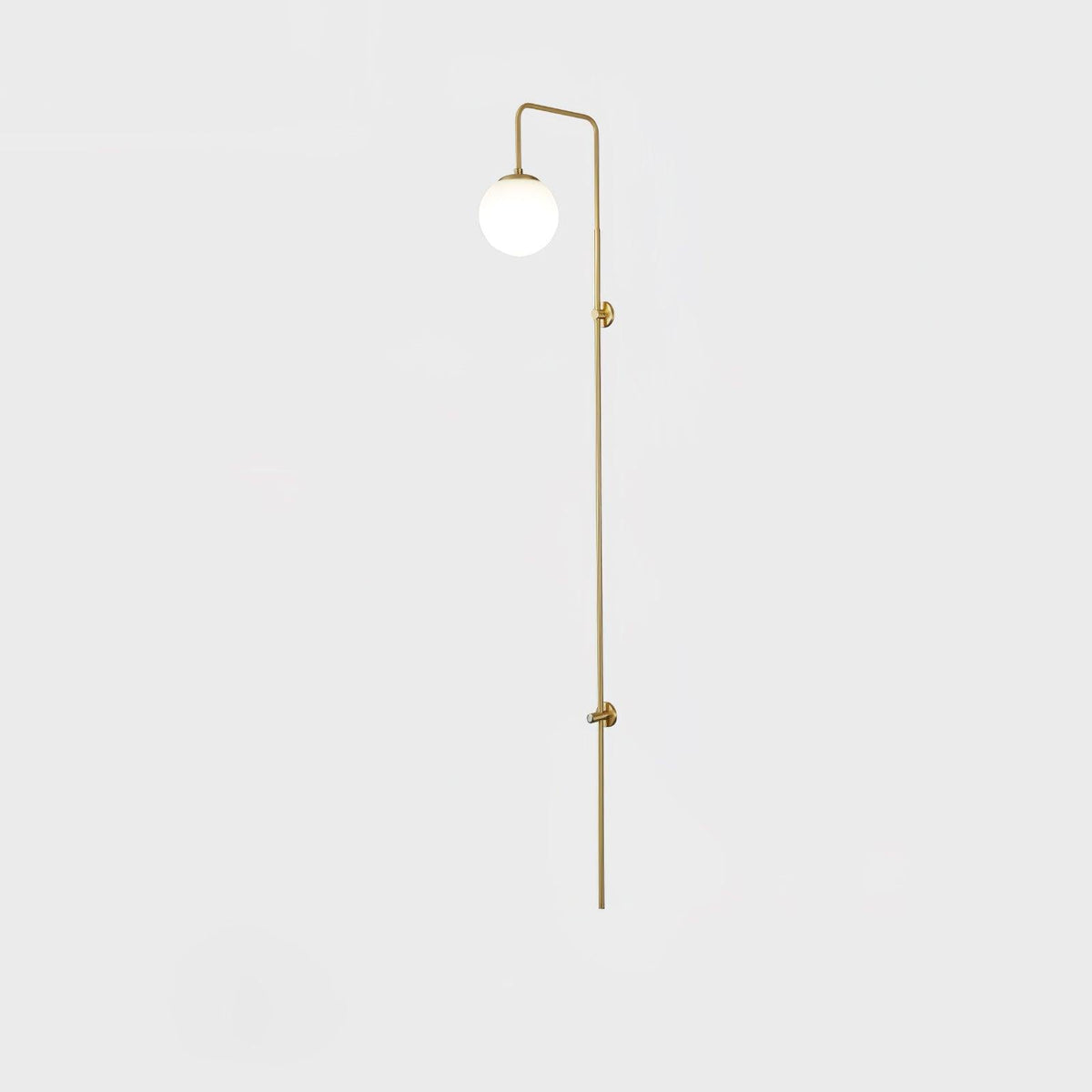 Casaaine Globe Brass Wall Sconce
