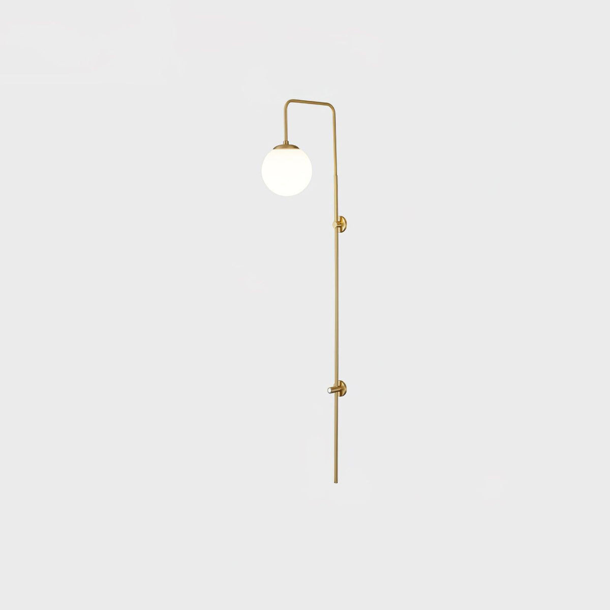 Casaaine Globe Brass Wall Sconce