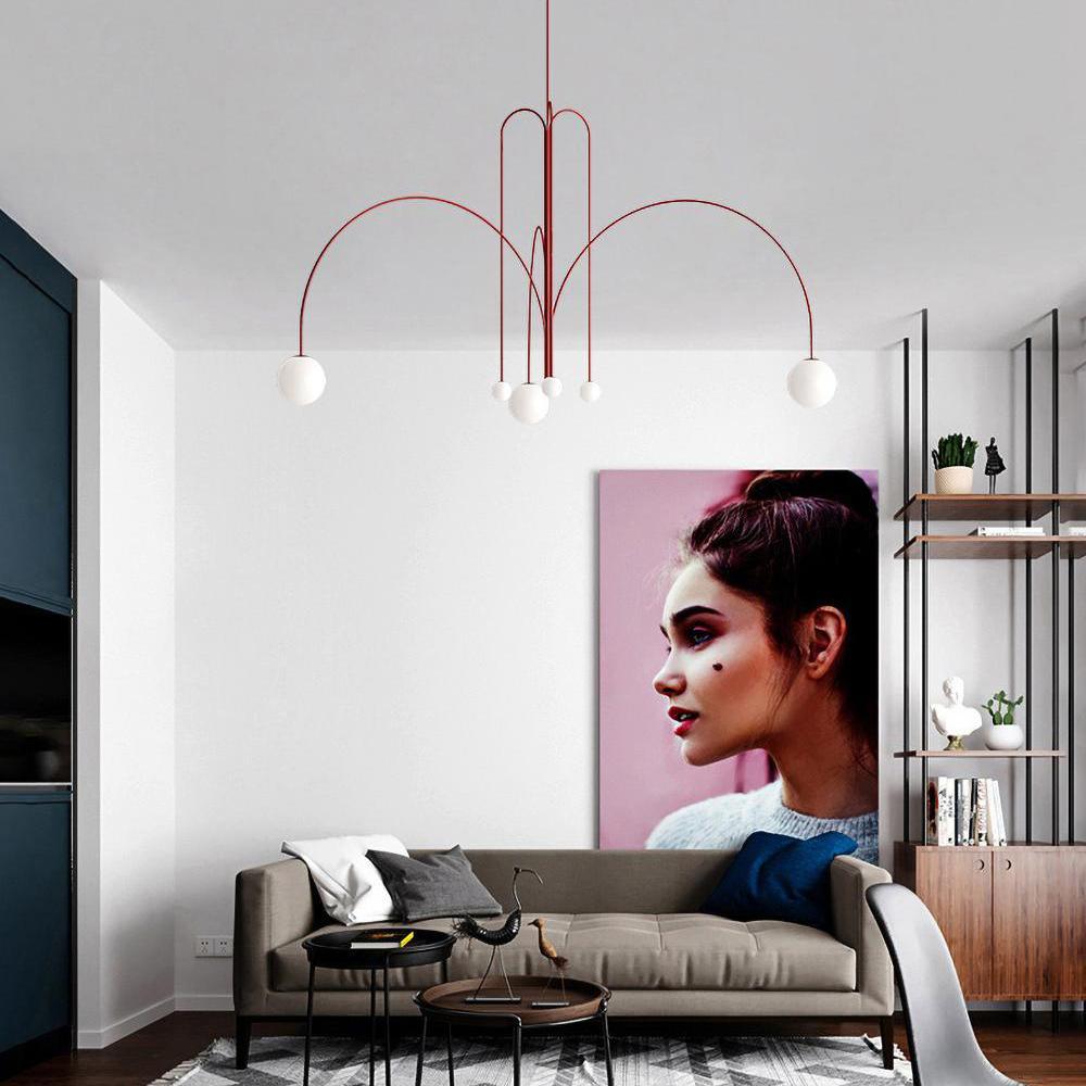 Rivorora Chandelier Globe Modern