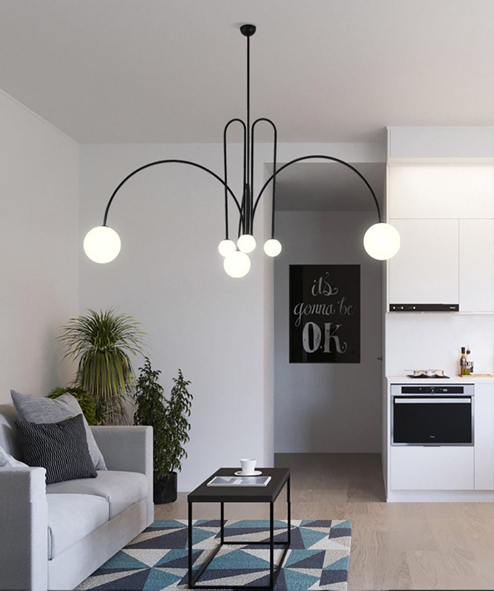 Rivorora Chandelier Globe Modern