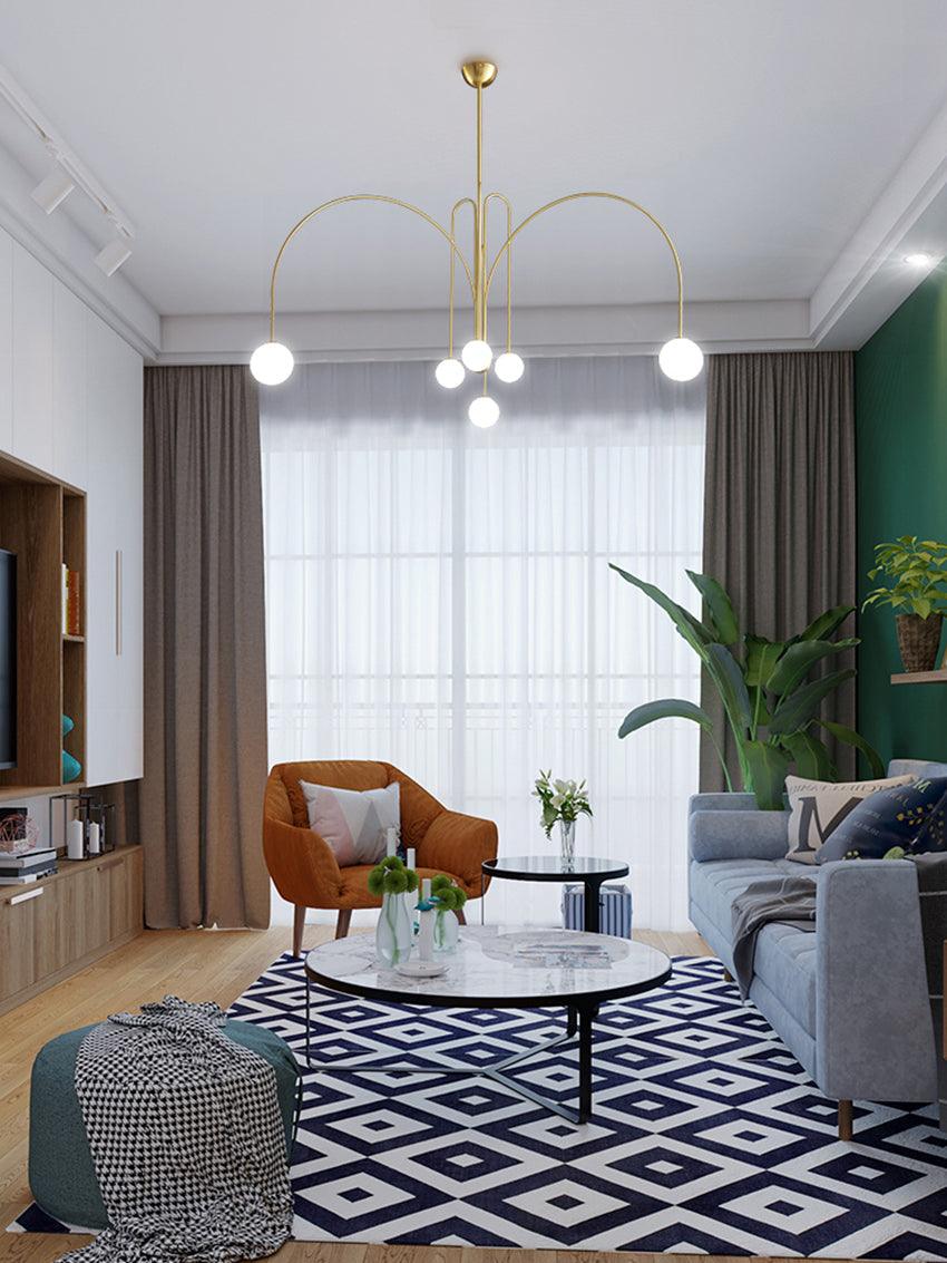 Rivorora Chandelier Globe Modern