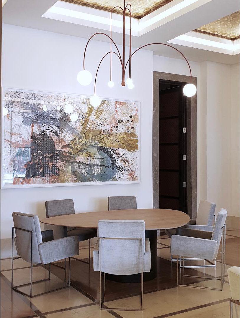 Rivorora Chandelier Globe Modern