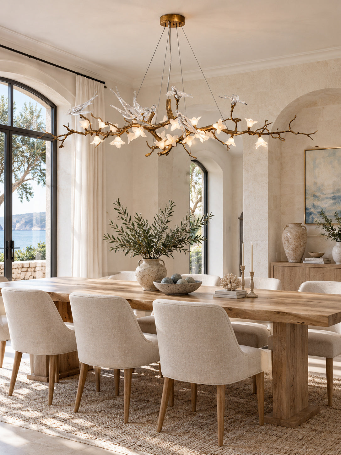 Elmscombe Blossom Avian Chandelier