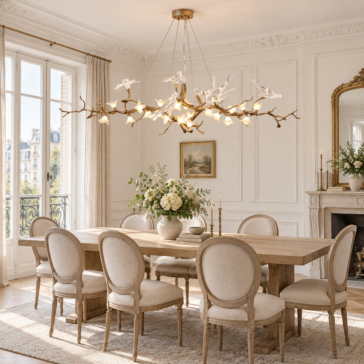 Elmscombe Blossom Avian Chandelier