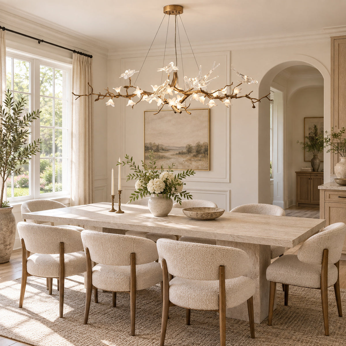 Elmscombe Blossom Avian Chandelier