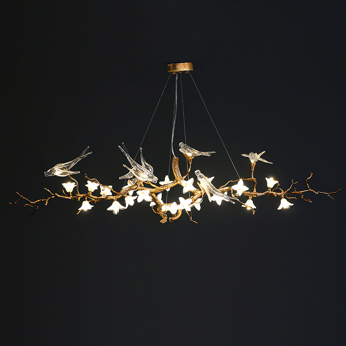 Elmscombe Blossom Avian Chandelier