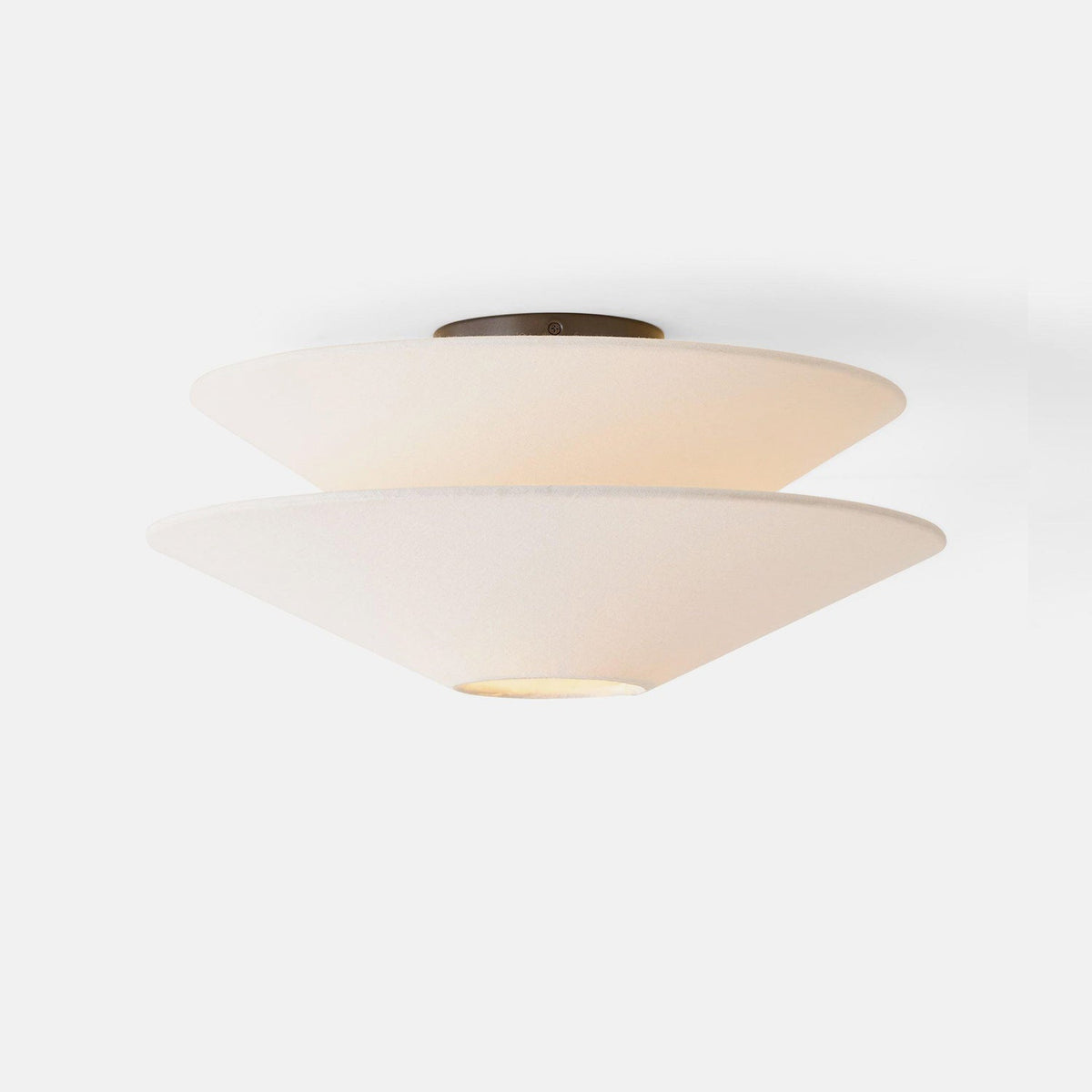 Rivesal Ceiling Light Double Cone Fabric
