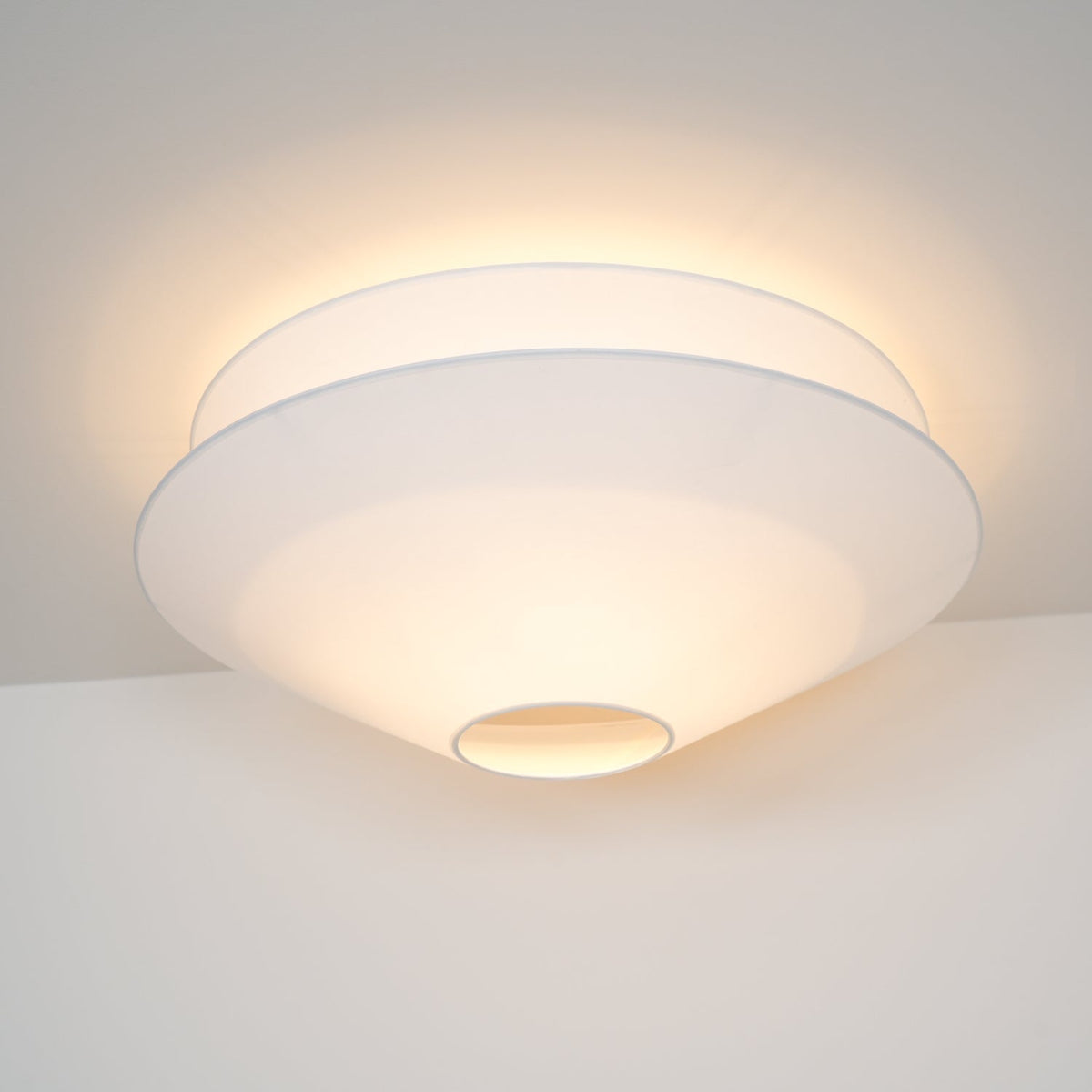 Rivesal Ceiling Light Double Cone Fabric