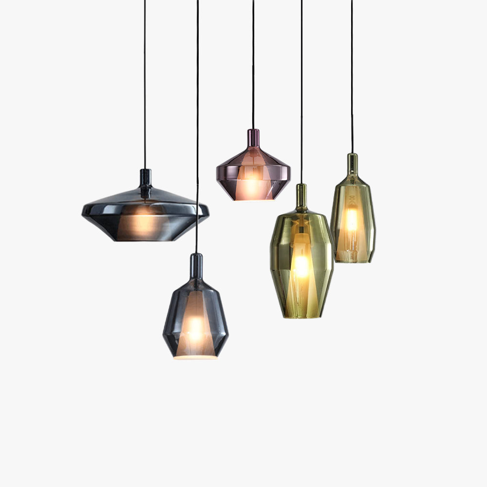 Pukudite Modern Glass Pendant Light Living Room