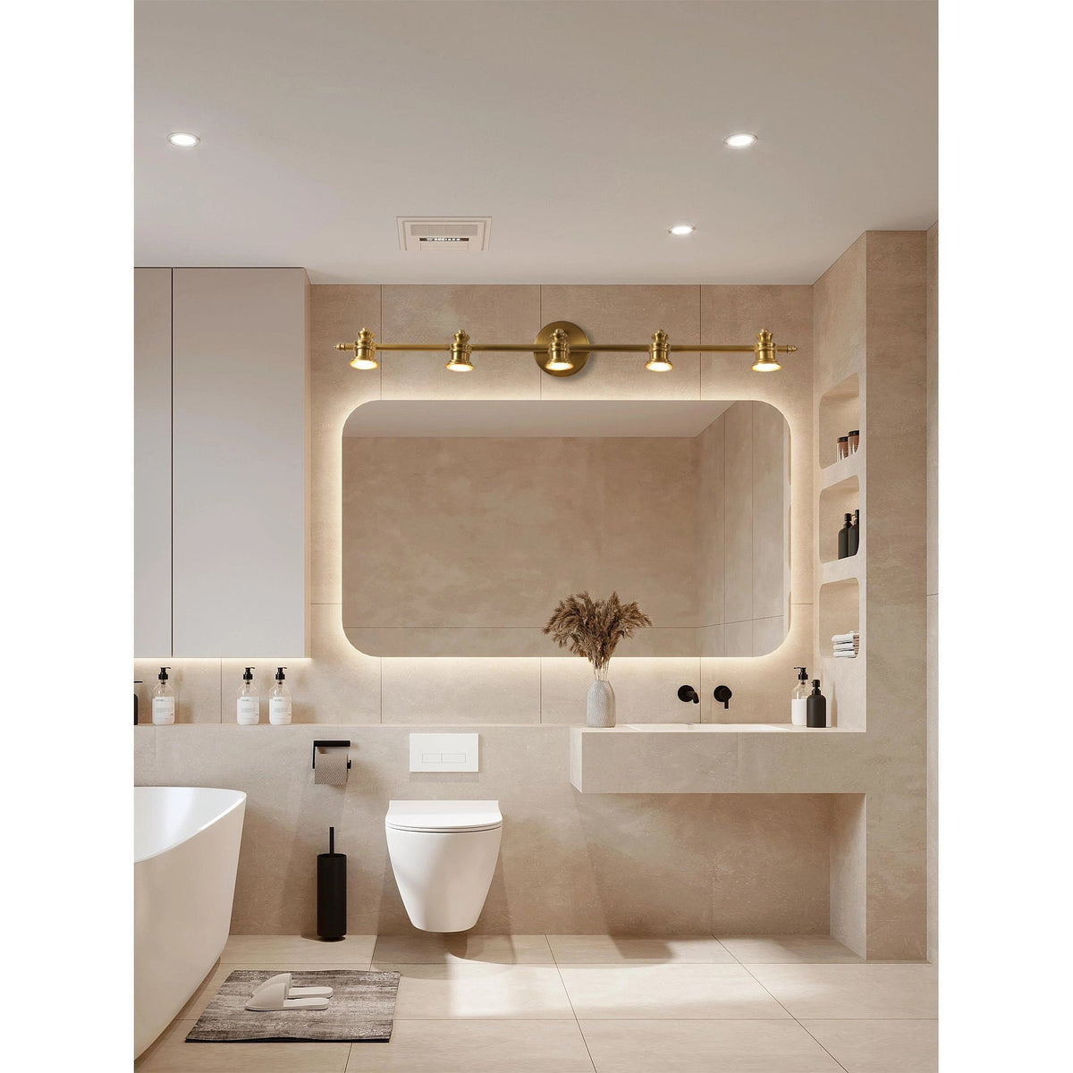 Corten Brass Wall Lamp