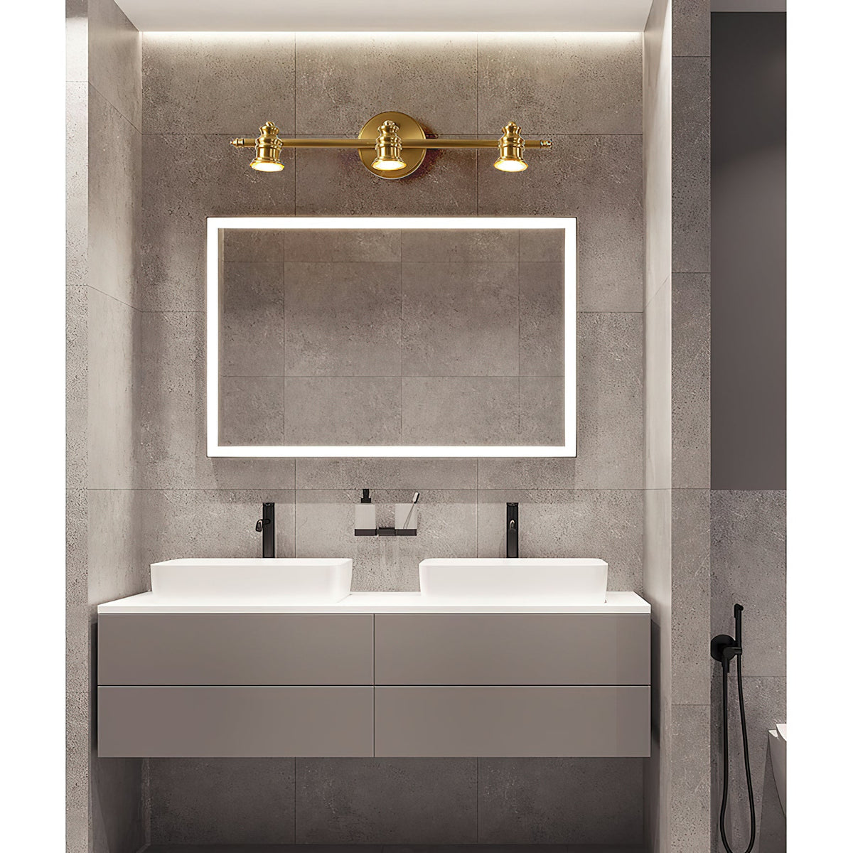Corten Brass Wall Lamp