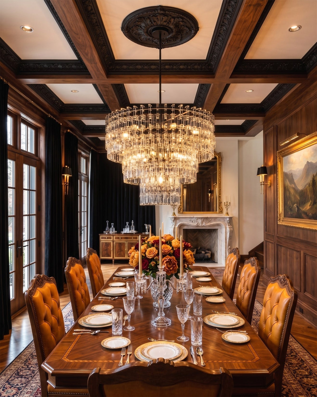 Elyelira Geometric Crystal Chandelier