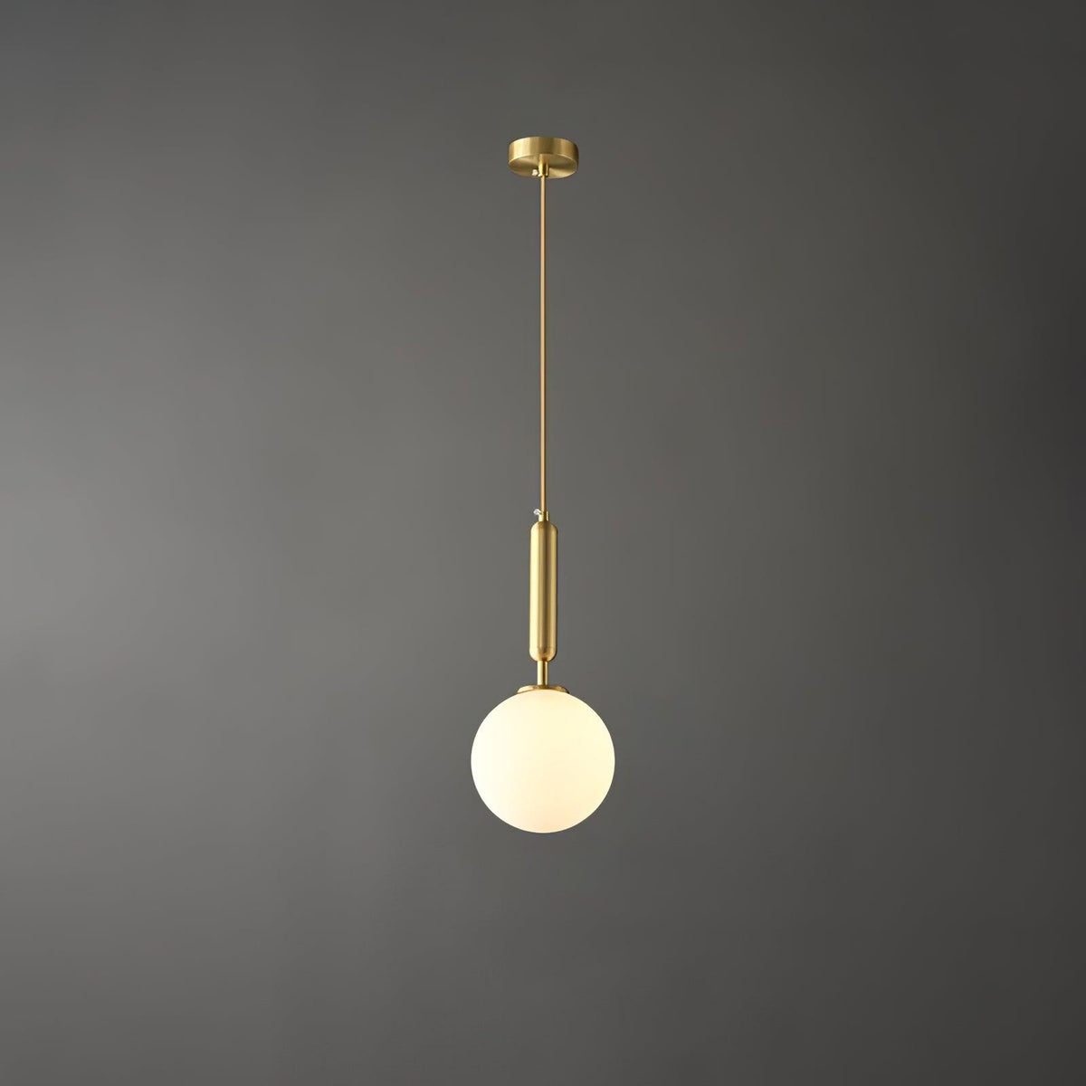 Orbita Minimalist Brass Pendant Light
